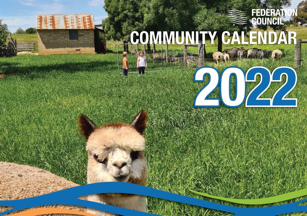 2022 Federation Council Community Calendar Federation Council