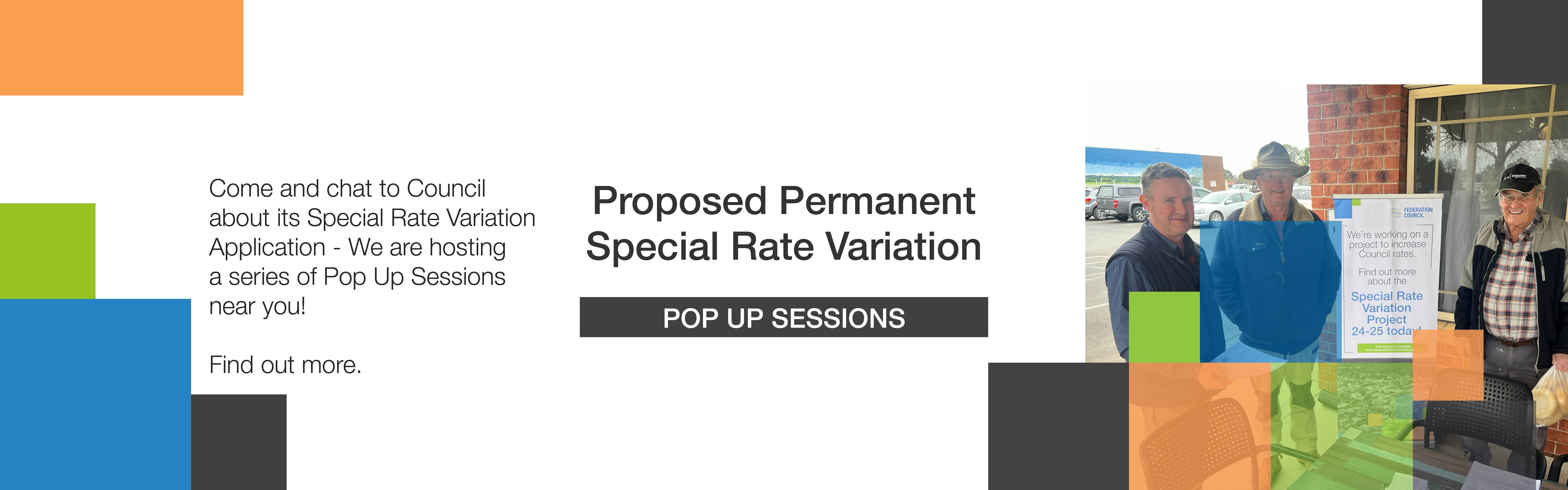 Proposed SRV Pop up sessions March 2025