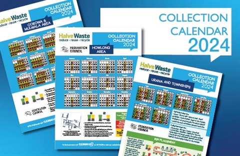 Kerbside bin collection calendar 2024